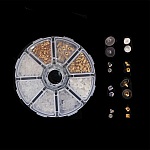 Lot de 400 embouts N°02 mixte (soit 200 paires) poussoir pour boucle d'oreille.