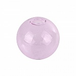 10 Boules en verre ronde de 12mm Rose à remplir