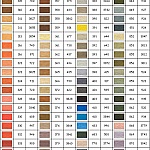 Fils à broder Anchor mouliné coloris 0855