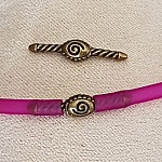 Fermoir pour cordon Pvc Creux 3 mm