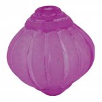 Perle Lucite Forme Lampion Striée Amethyst