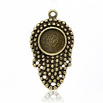 1 support cabochon 12 mm N°09 Bronze