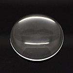 Cabochon Rond 35 mm en verre Loupe transparent N°14