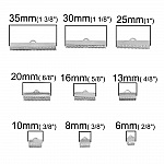 20 Fermoirs griffe 20 x 8 mm Argent