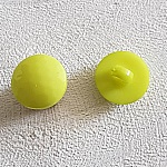 Boutons fantaisie, enfants, bébés Motif plat à facette N°05-04 Vert