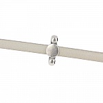 Passant 06 mm en Zamak N°27 Argent