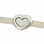 Passant 10 mm en Zamak N°52 Argent