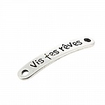 Connecteur 03 mm en Zamak N°02 Argent