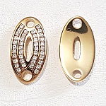 Connecteur 04 mm en Zamak N°03 Doré