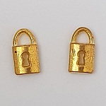 Breloque cadenas serrure N°11 Doré