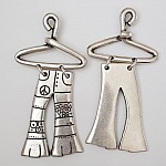 Breloque Pantalon N°01 en Zamak