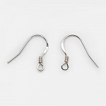 Support Boucle d'oreille Hameçon en Argent 925 N°01 x 1 paire