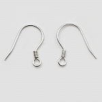 Support Boucle d'oreille Hameçon en Argent 925 N°04 x 1 paire