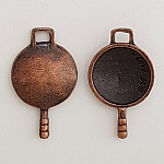 Breloque poêle cuisine cuivre