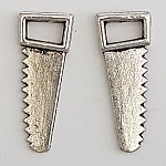 Breloque Outil Scie N°02 Argent