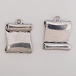 Breloque Livre Parchemin grimoire N°02 Argent.