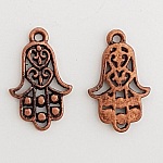 Breloque forme main Hamsa N°02 Bronze