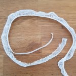 Élastique blanc 4.5 mm dentelle à découdre