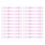 Attache elastique 20 Extensions de masque réglable crochet d'oreille Blanc