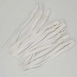 10 Bandes élastiques cordon Blanc avec Boucle Réglable attache pour Masque. N°02.