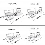 Bélière à pincer en Acier Inoxydable 4 x 16 mm Argent