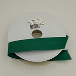 Biais uni tout textile  1 Mètre col 3 Vert Foncé