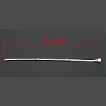 Bracelet Clip Européen 21 cm fermoir Lisse Plaqué Argent 925