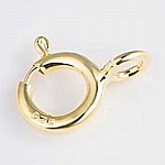 Fermoir rond à ressort Argent 925 N°03