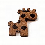 Girafe Fourrure Brun 26x34mm x 1