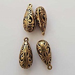 Breloque goutte ajouré N°03-02