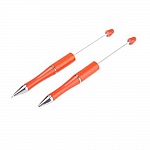 Stylo à décorer pour perles Orange à customiser x 1 pièce