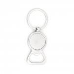 Porte clé décapsuleur 25 mm argent N°01