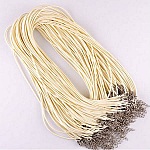 10 Colliers cordons simili cuir diamètre 1.5 mm 40 cm AB-13-2 