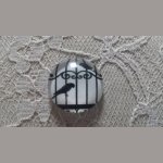 cabochon rond en verre 10mm oiseaux 008 