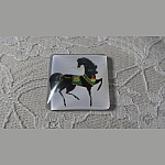 cabochon carré en verre 30mm 016 