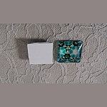 cabochon carré en verre 25mm 047 