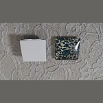 cabochon carré en verre 25mm 023 