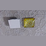 cabochon carré en verre 25mm 020 