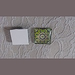 cabochon carré en verre 25mm 004 