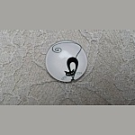 cabochon rond en verre 20mm chat 015 