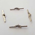 Barre Tige Pour Fermoir En Métal Argenté N°15