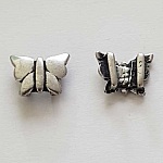 Perle passant rectangle pour cuir 06 mm Argent N°05