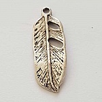 Breloque Plume N°05 Argent