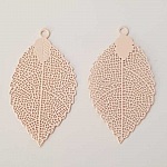 Estampe N°15 Feuille 54 mm Rose Pâle