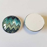 cabochon rond en verre 20mm divers 039