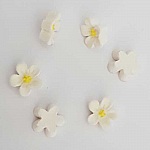 Fleur Synthétique 12 mm N°01-Blanc