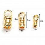 Embout Pour Cordon 7 x 3 mm Plaqué Or 18K