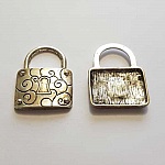 Breloque cadenas serrure N°17