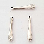 Breloque goutte N°09-04 Argent et strass