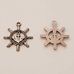 Breloque gouvernail N°04 Argent